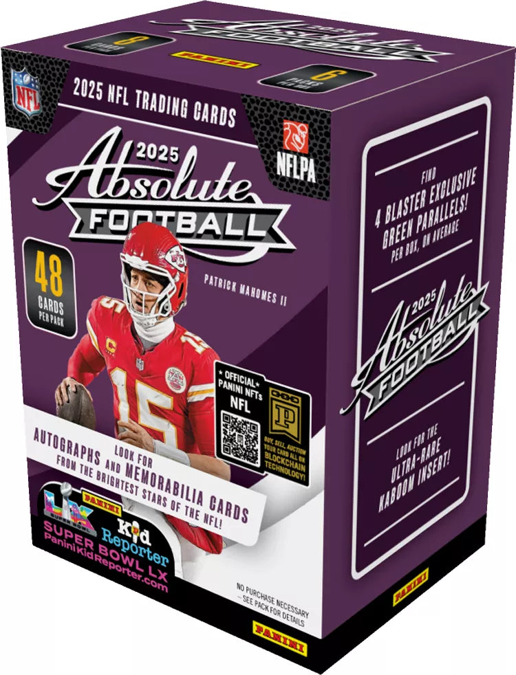 Ultimate Ripz 2025 Panini Absolute Football Blaster Box – Ultimate Ripz